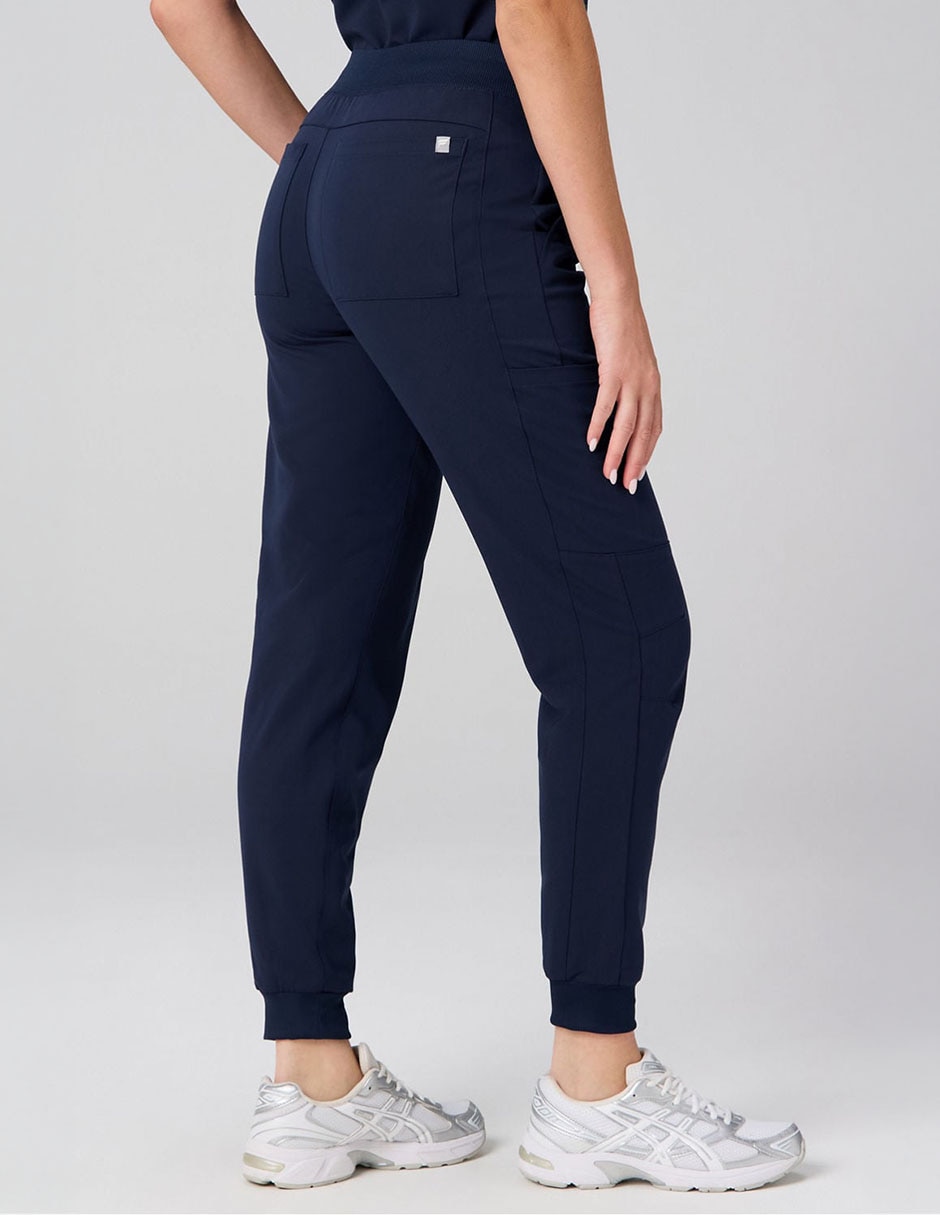 Pants regular con elástico para mujer 4
