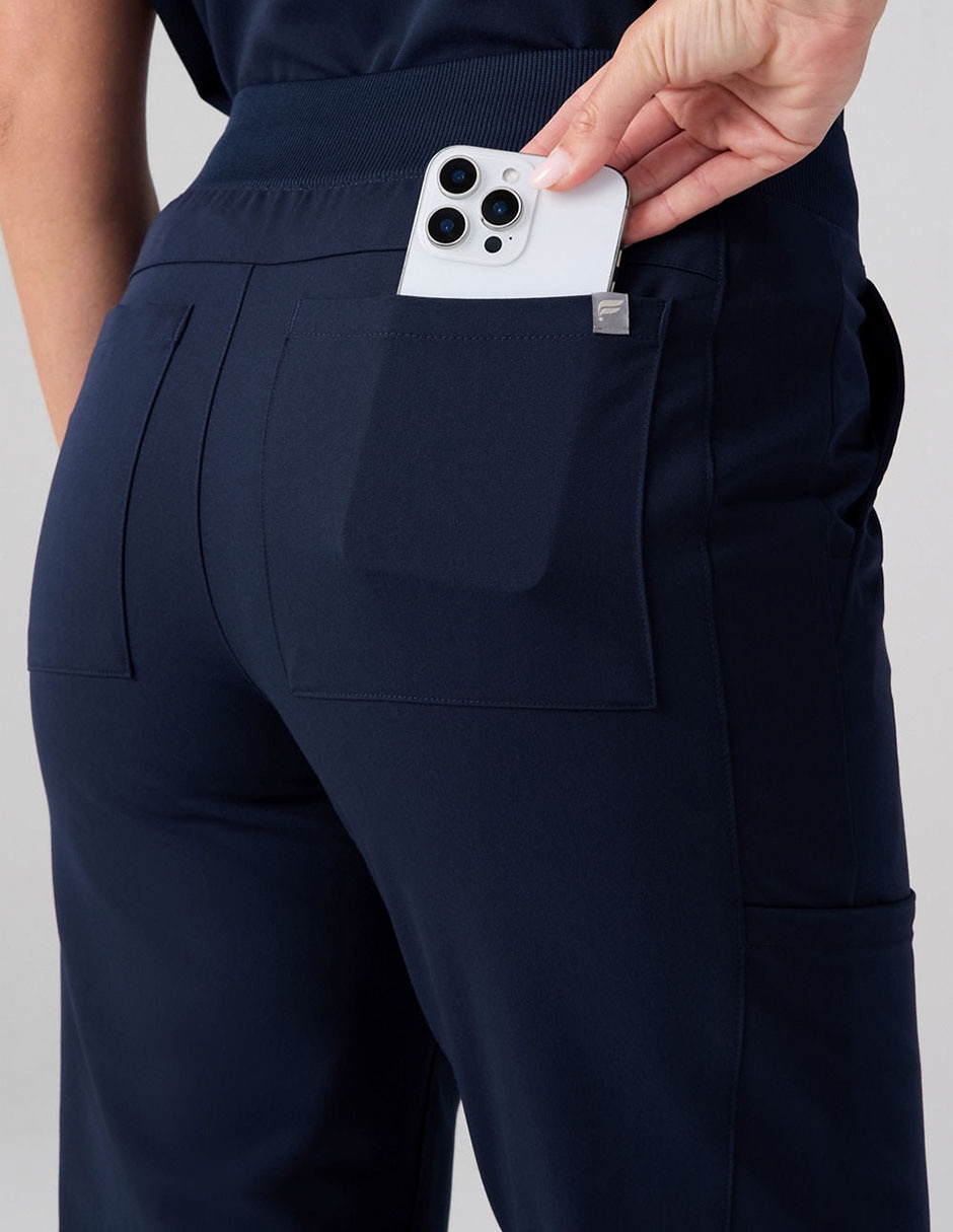 Pants regular con elástico para mujer 3