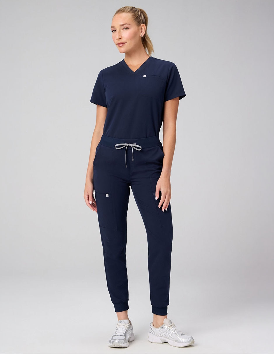 Pants regular con elástico para mujer 2