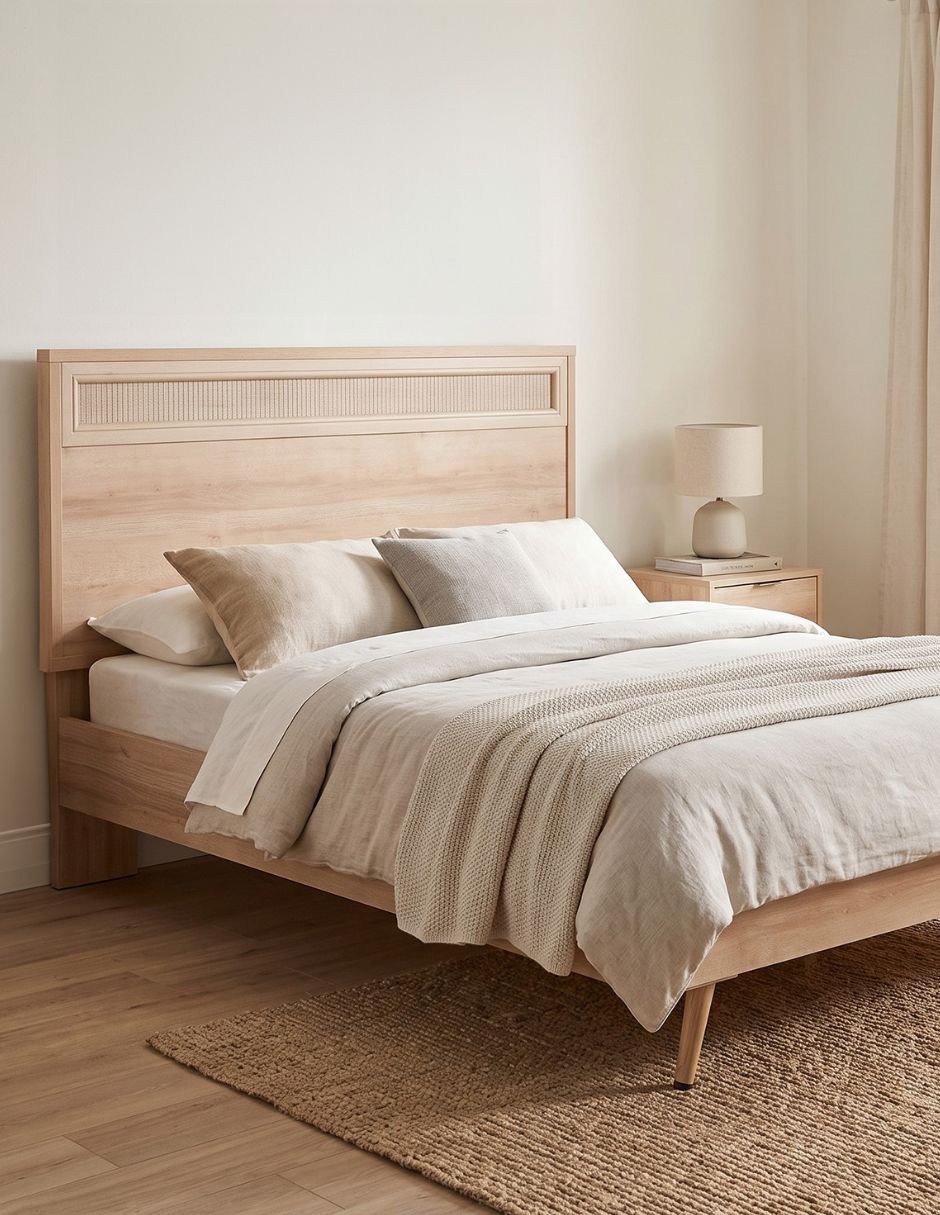 Base para cama armable Linea Glass de MDF Queen Size 6