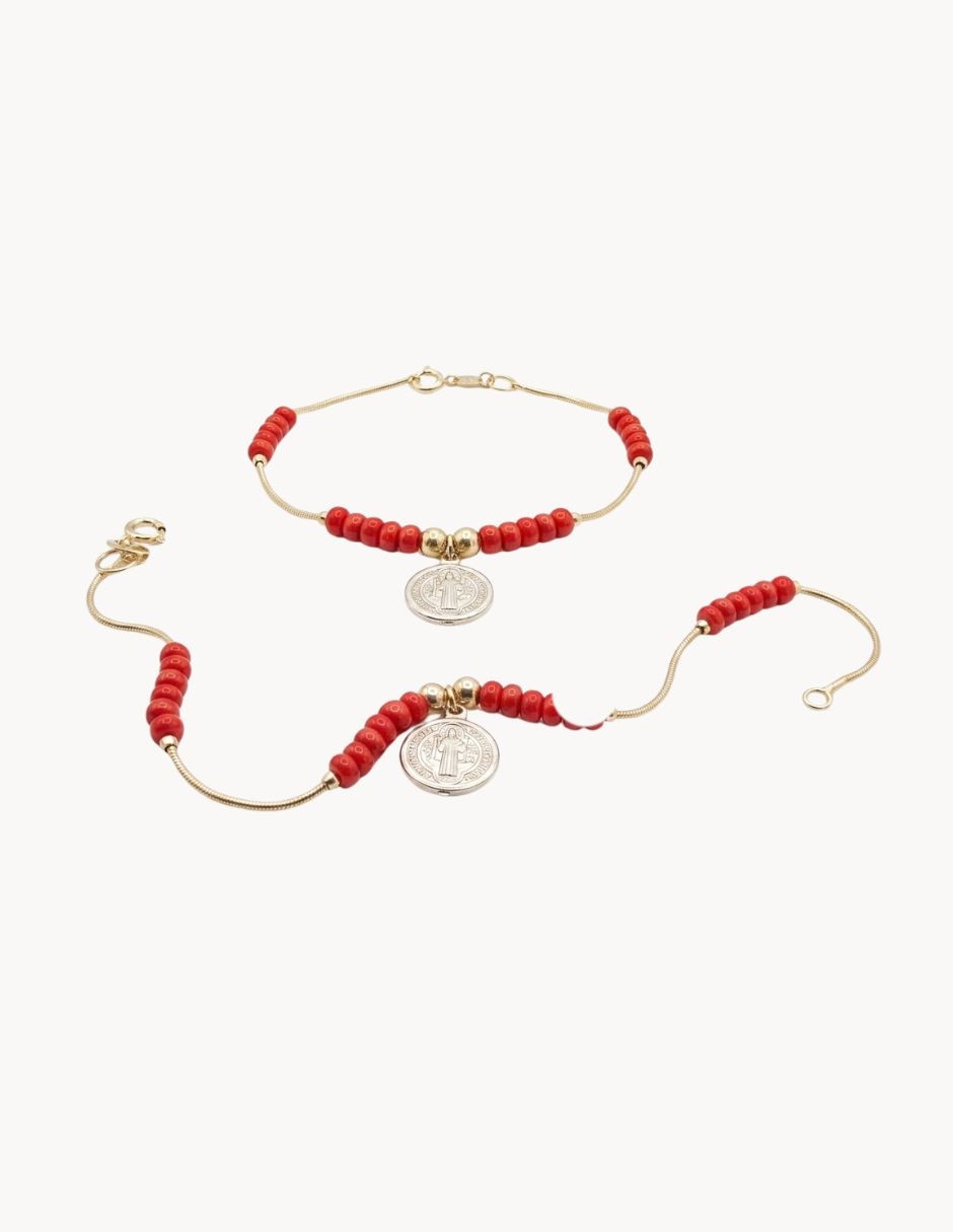 Pulsera de oro laminado 18 k 2