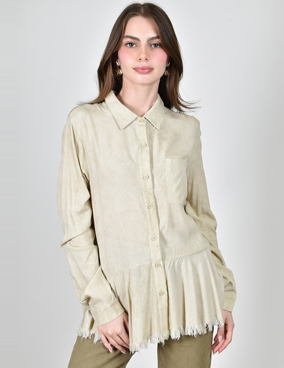 Camisa manga larga para mujer Camisa manga larga para mujer