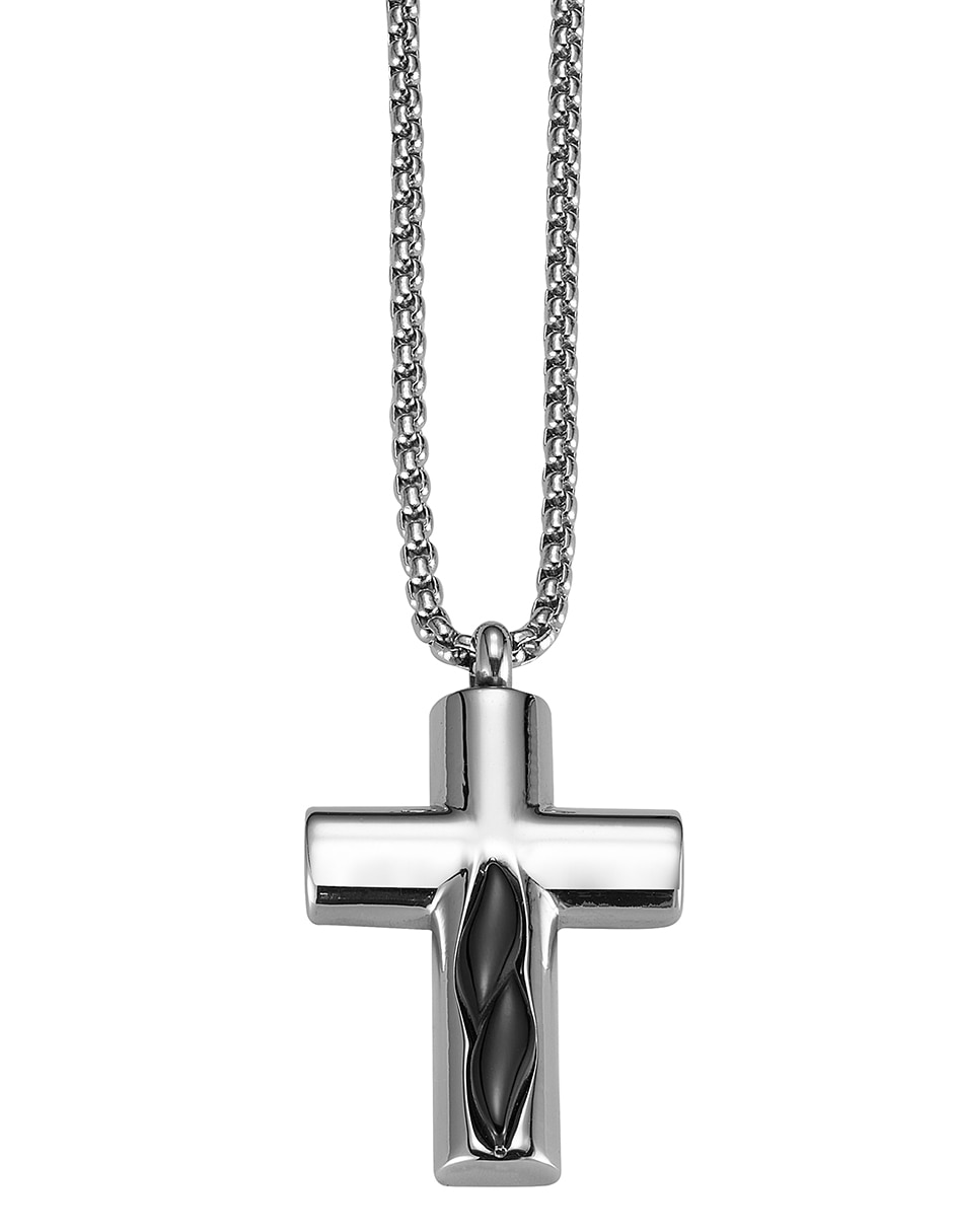 Collar con dije de Cruz Cross Inlay Collar con dije de Cruz Cross Inlay