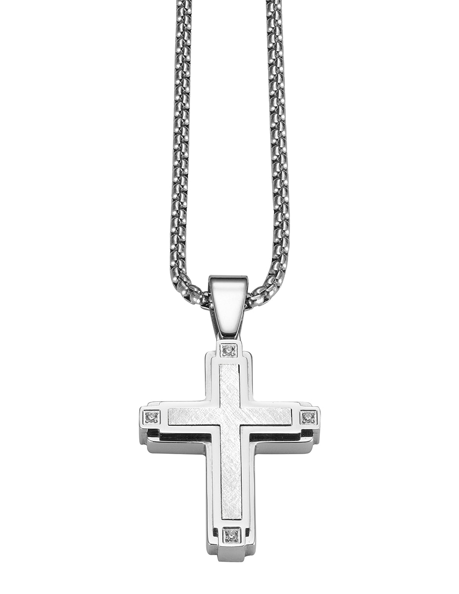 Collar con dije de cruz cross frame Collar con dije de cruz cross frame