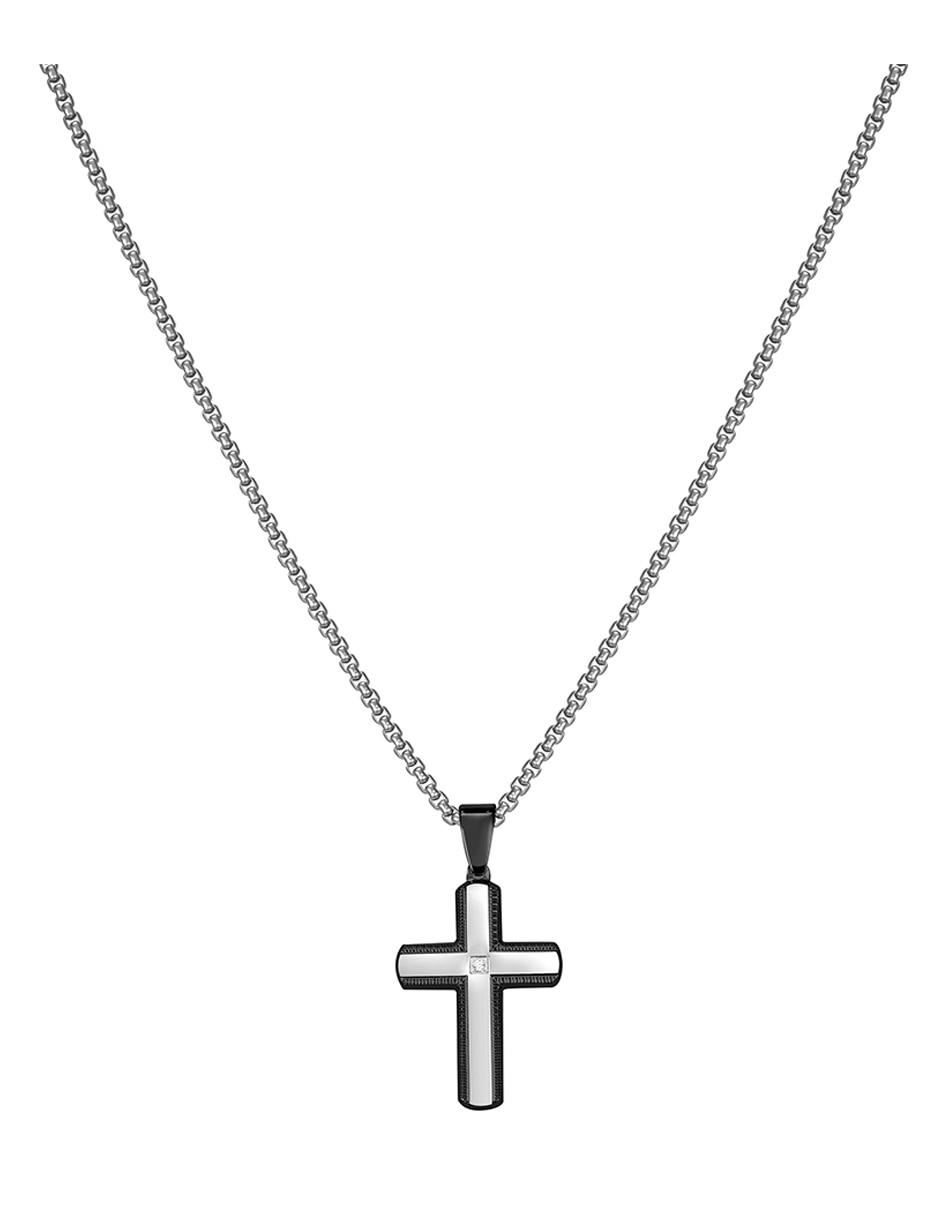 Collar con dije de cruz ENSO