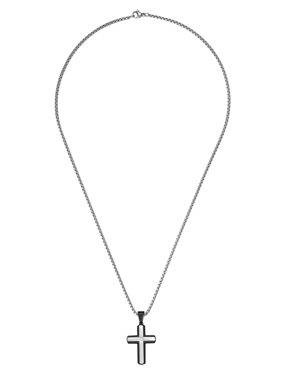Collar con dije de cruz ENSO