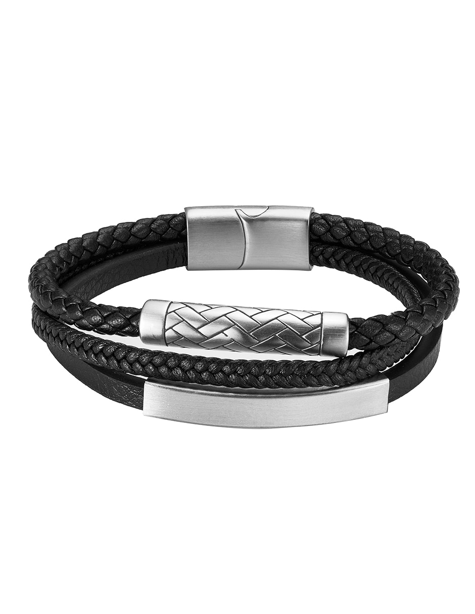 Pulsera textured stack