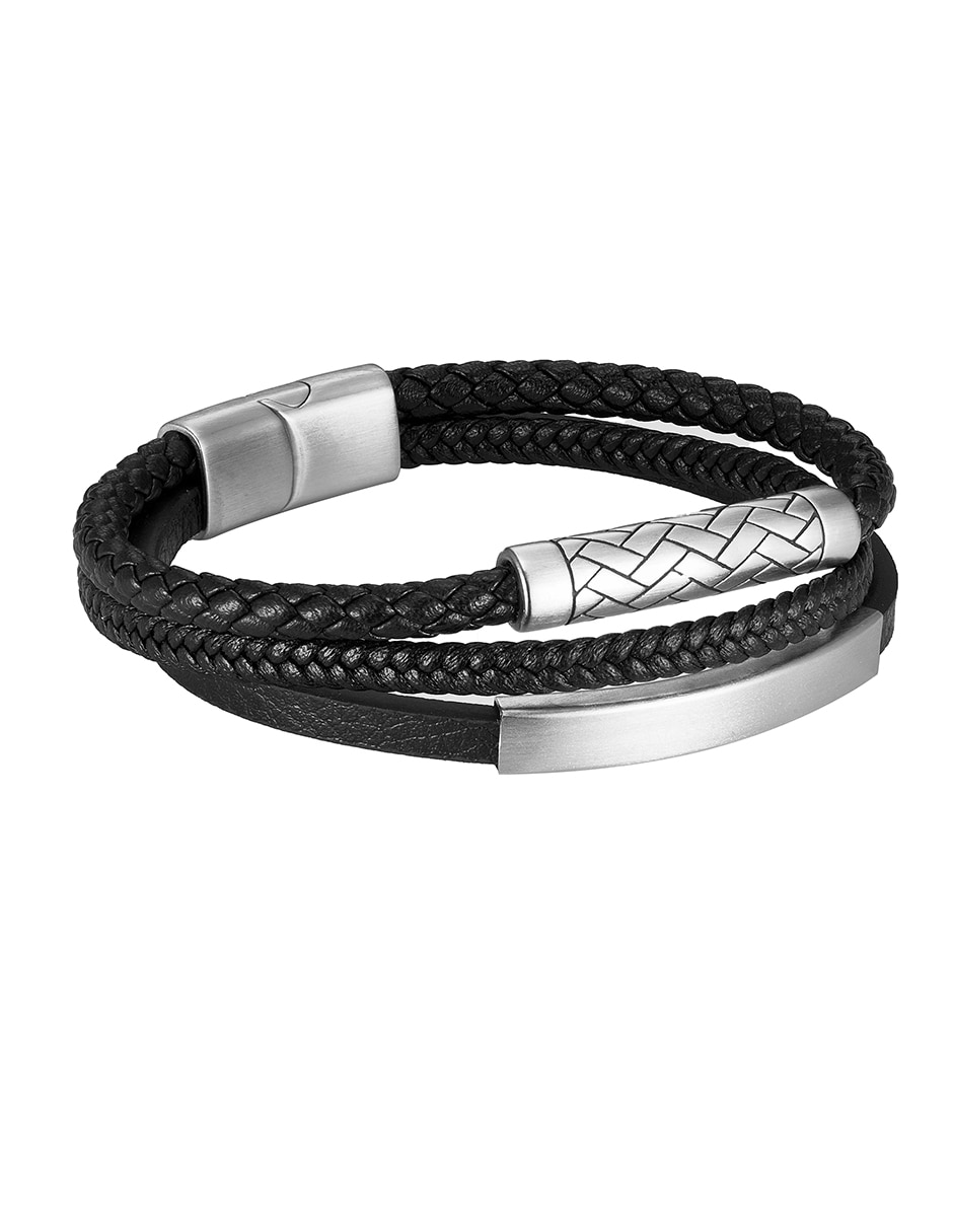 Pulsera textured stack 2
