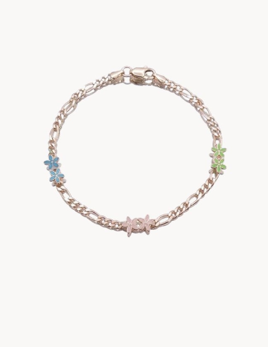 Pulsera de oro laminado 18 k 2