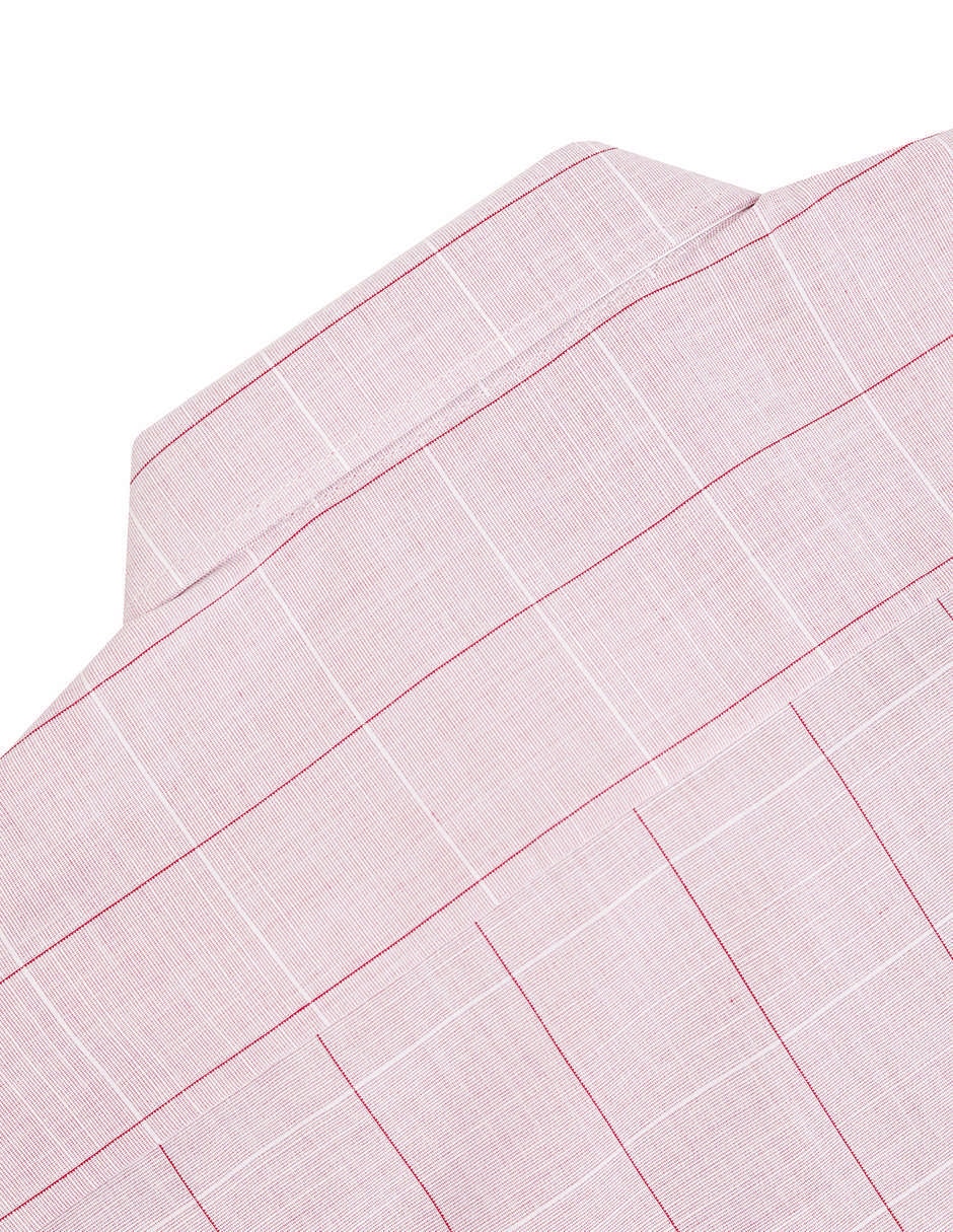 Camisa casual manchester de algodón manga corta para hombre