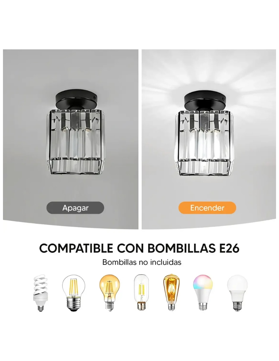 Lámpara incandescente y LED 2