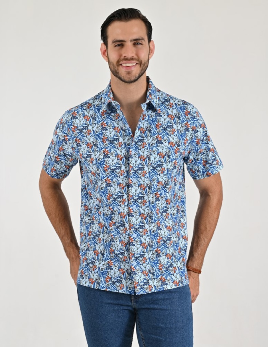 Camisa casual manga corta para hombre Camisa casual manga corta para hombre