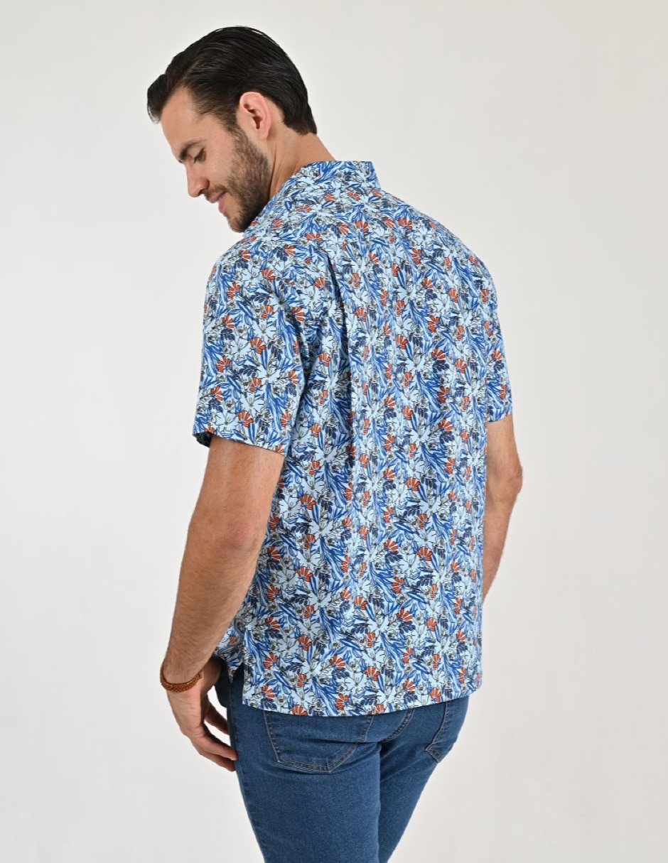Camisa casual manga corta para hombre 2