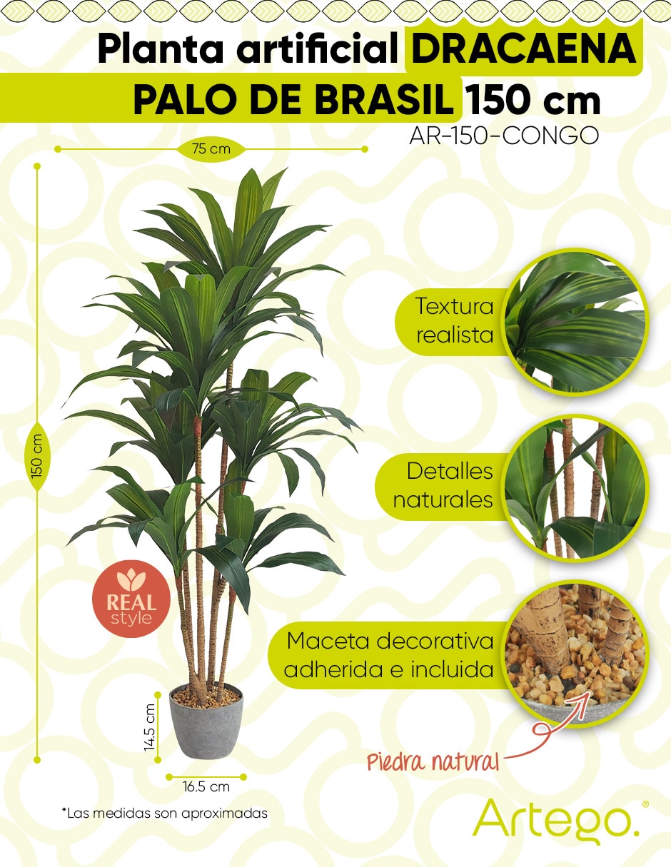 Palo de brasil artificial 8