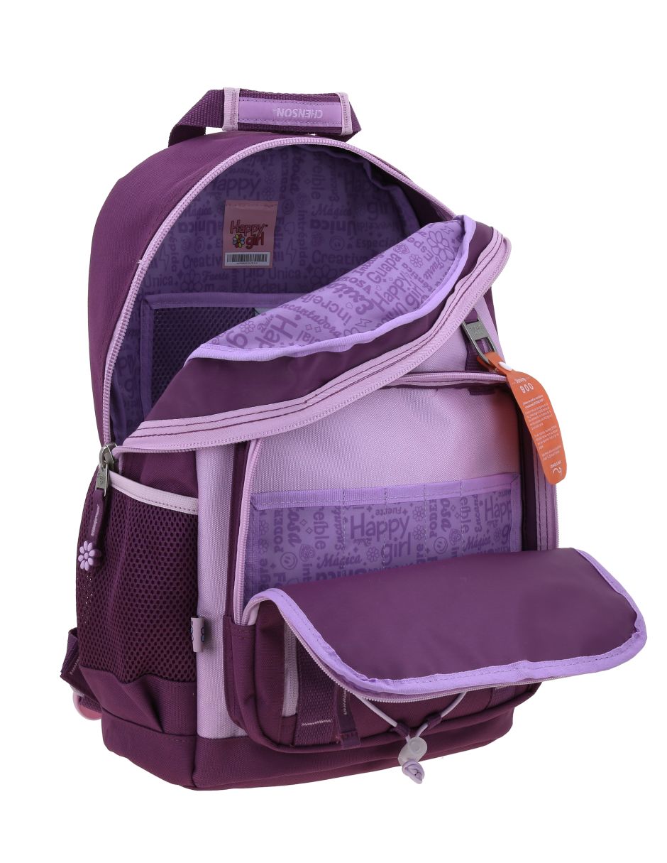 Mochila escolar happy girl wndy para niña 9