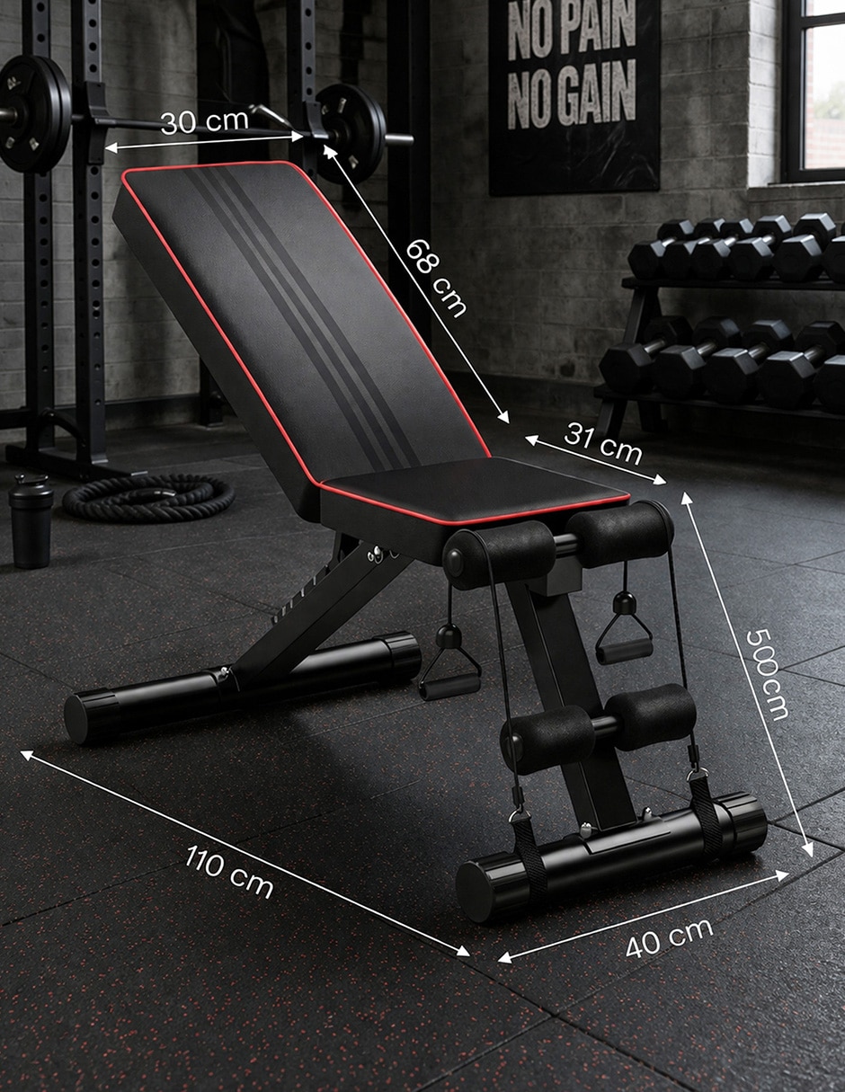 Multigym de acero inoxidable DP037 7