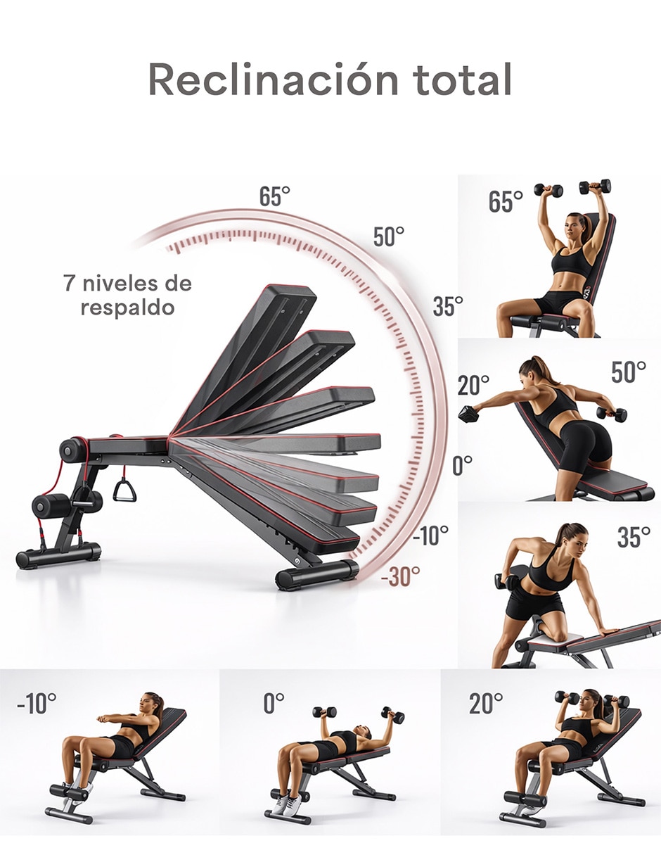 Multigym de acero inoxidable DP037 3