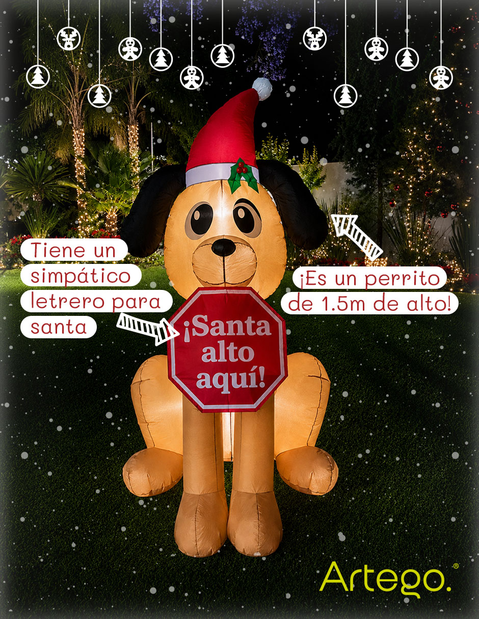 Inflable decorativo forma de Perro 4
