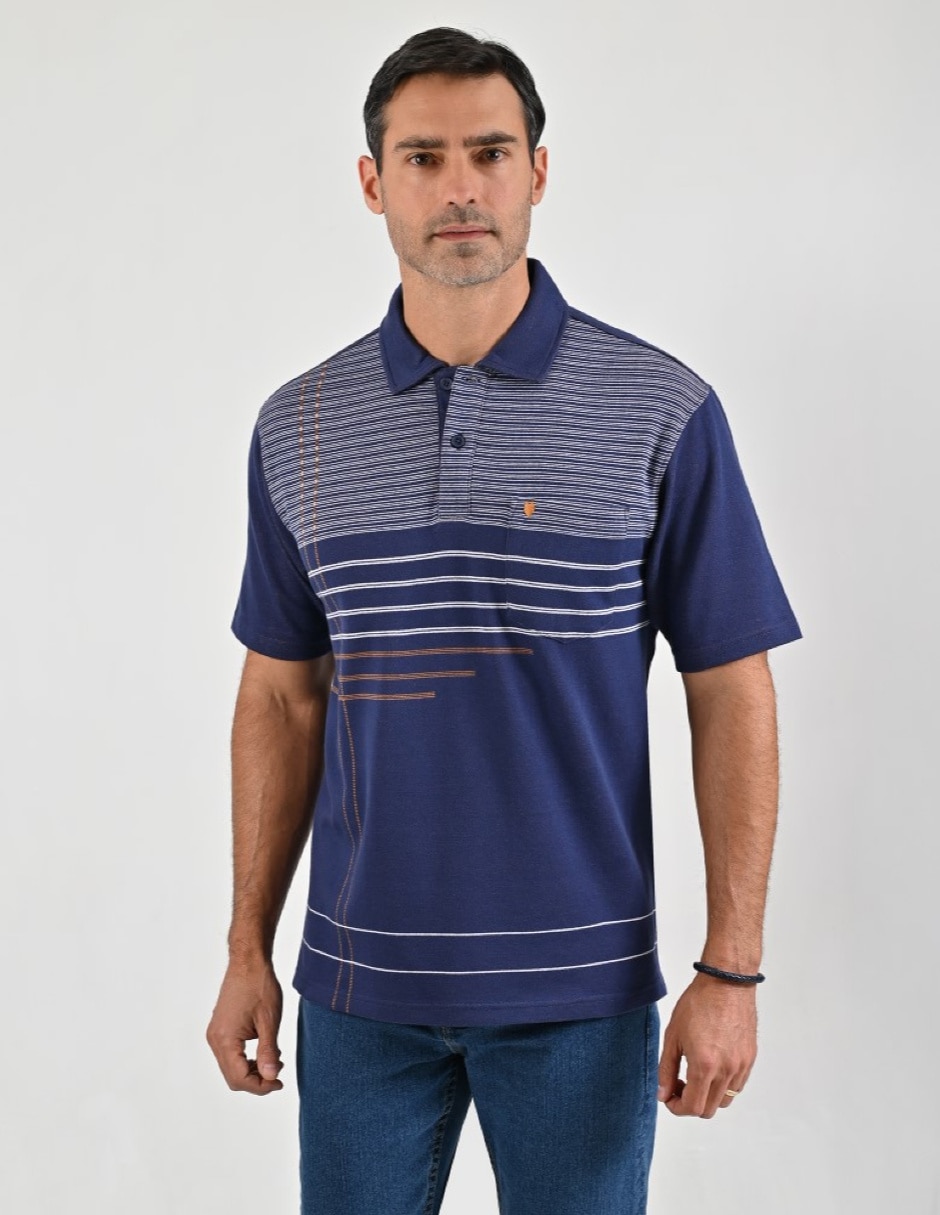 Playera tipo polo para hombre
