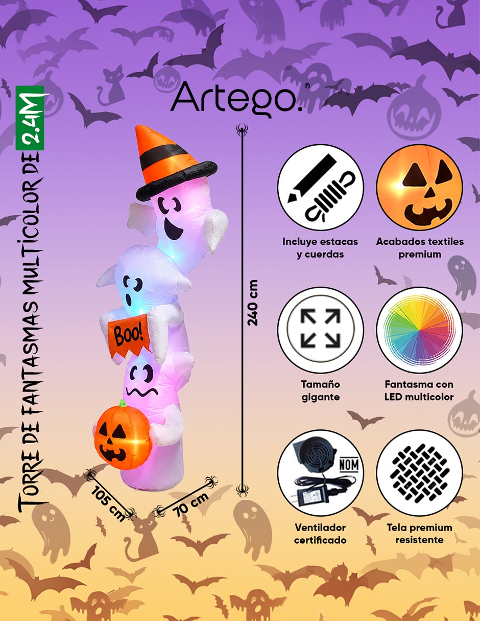 Inflable decorativo forma de Fantasma 6
