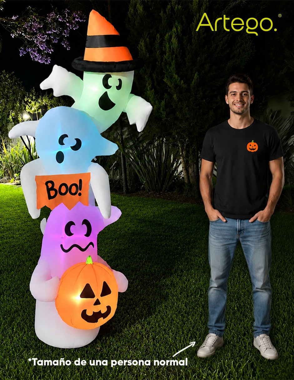 Inflable decorativo forma de Fantasma