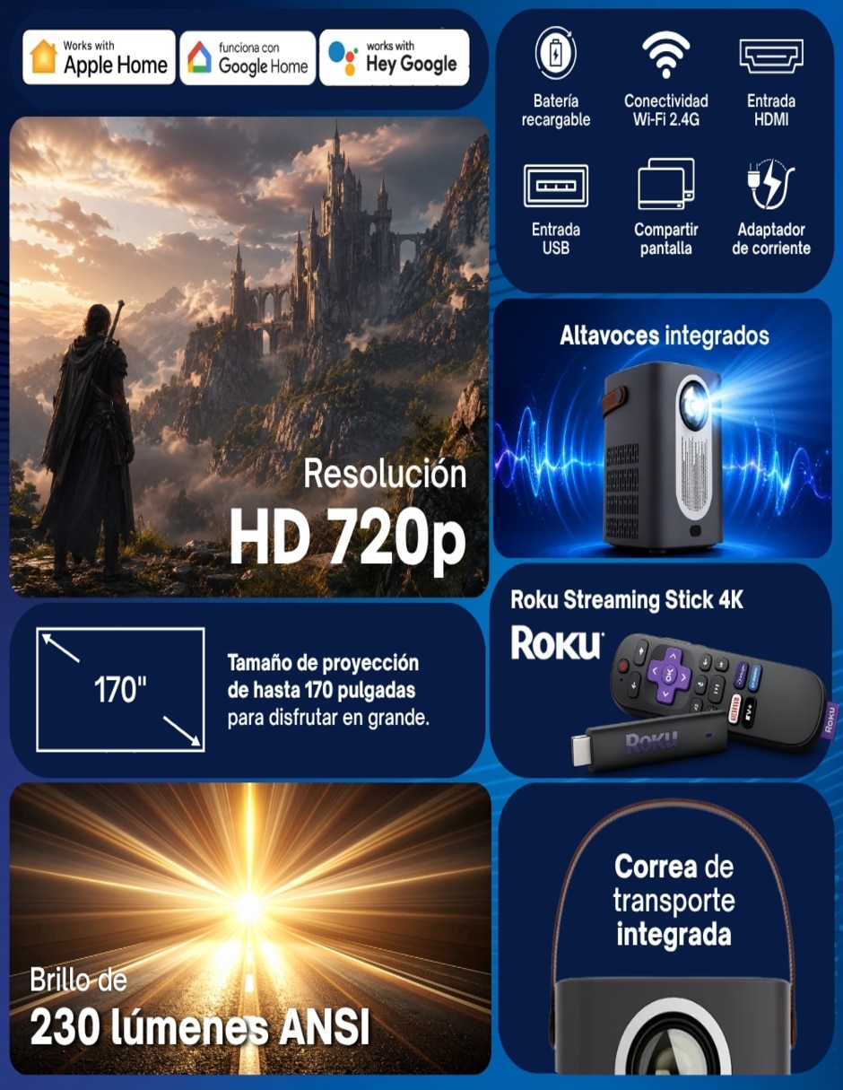 Proyector PHB-709 3