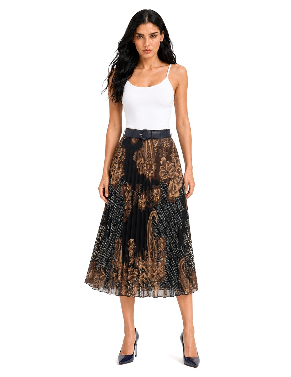 Falda/falda short/falda pantalón midi a la cintura 4