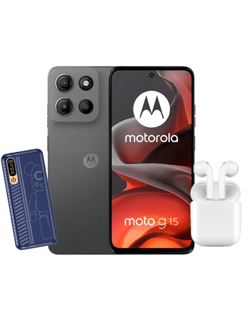 Moto G15 4G 4 GB + 128 GB LCD 6.72 pulgadas Desbloqueado No aplica Moto G15 4G 4 GB + 128 GB LCD 6.72 pulgadas Desbloqueado No aplica