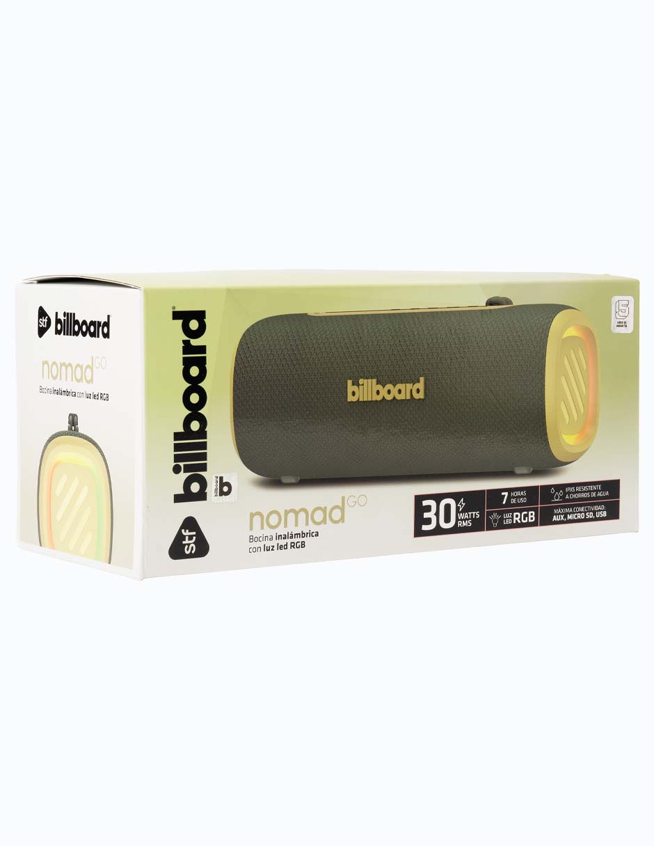 Bocina portátil Nomad Go Bluetooth 5