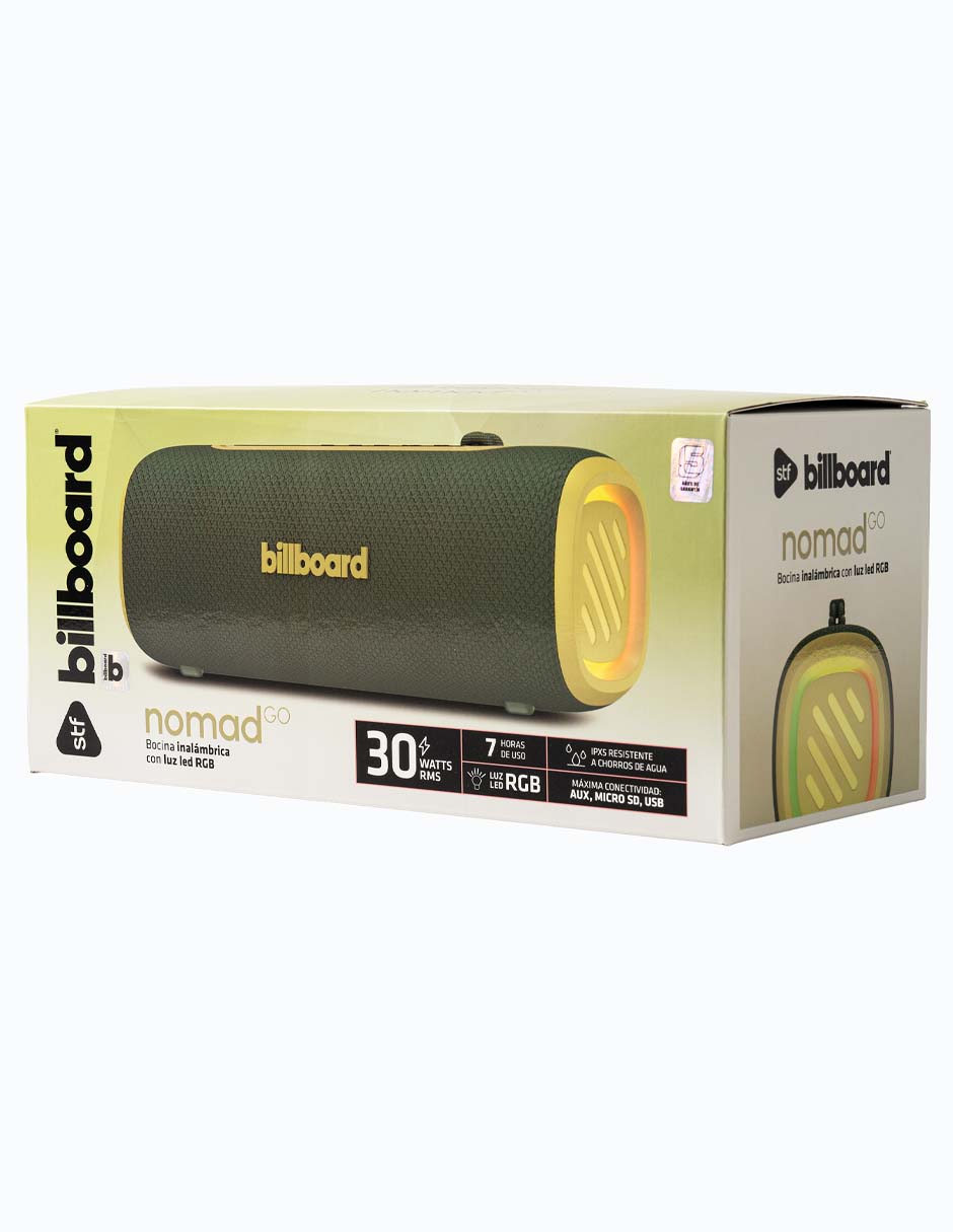 Bocina portátil Nomad Go Bluetooth 8