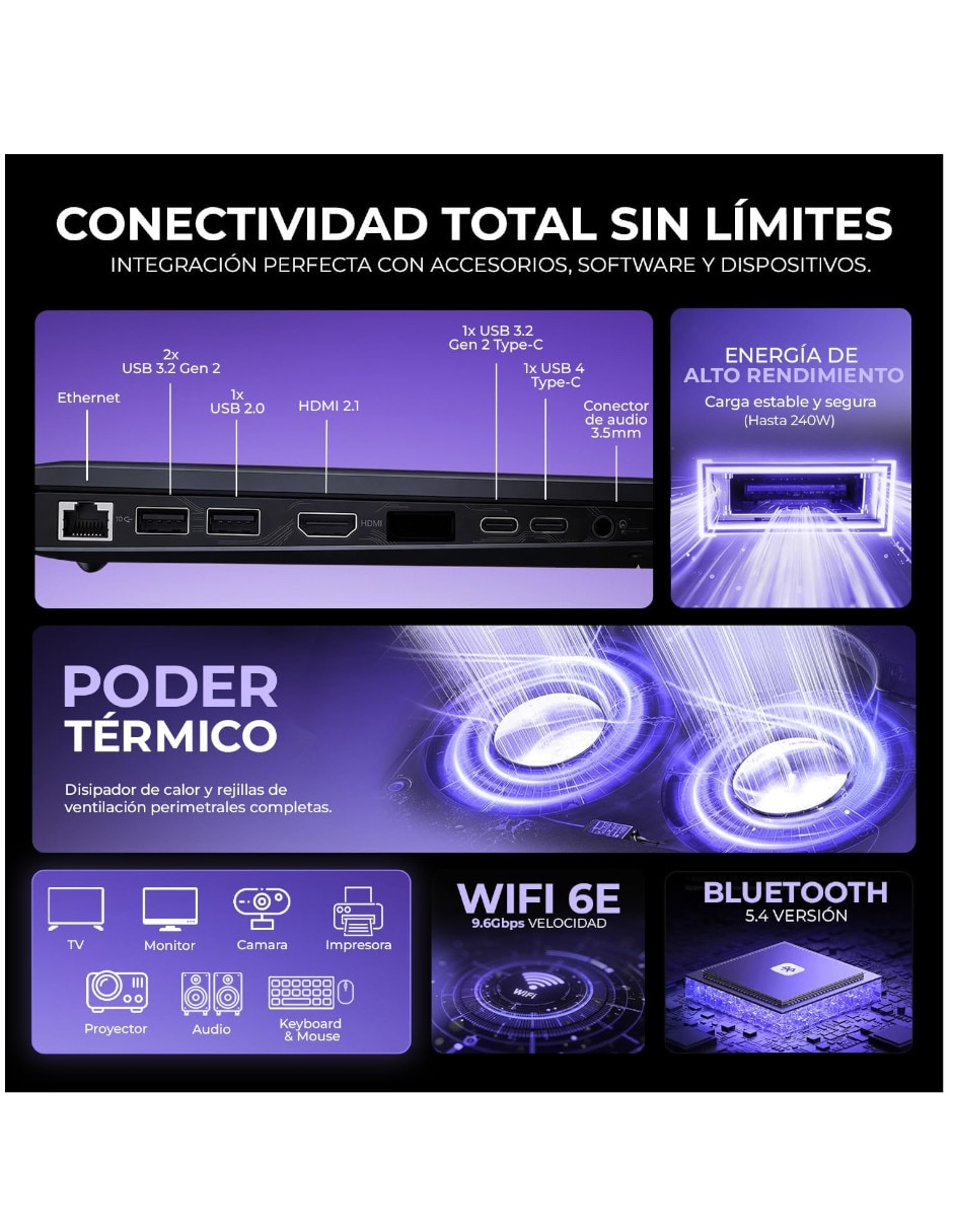 Laptop gamer TUFA16-5060R7161TB 16 pulgadas Full HD+ AMD Ryzen 7 NVIDIA GeForce RTX 5060 16 GB RAM 1 TB SSD 9
