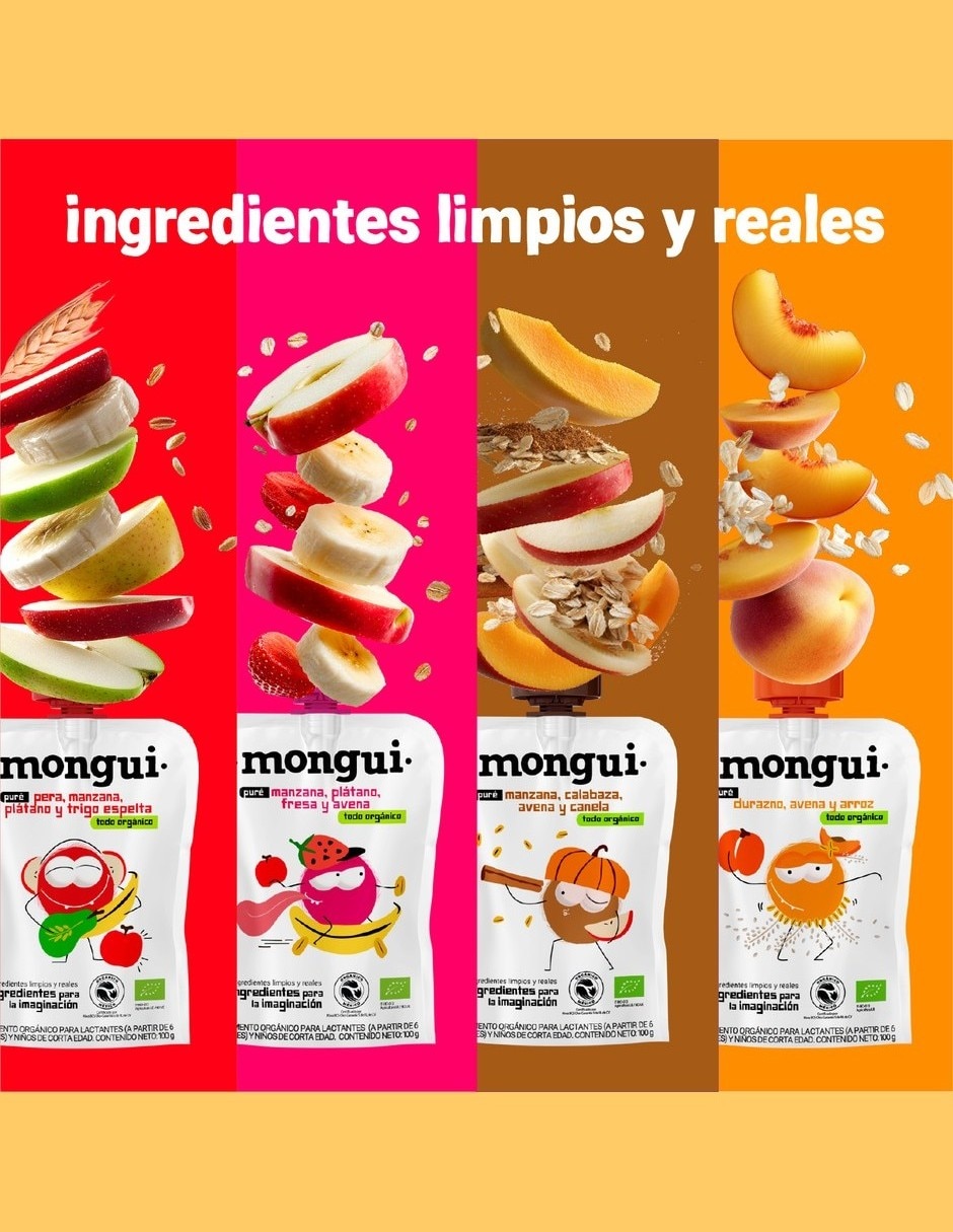 Papilla MONGUI FOODS libre de BPA 1600 G