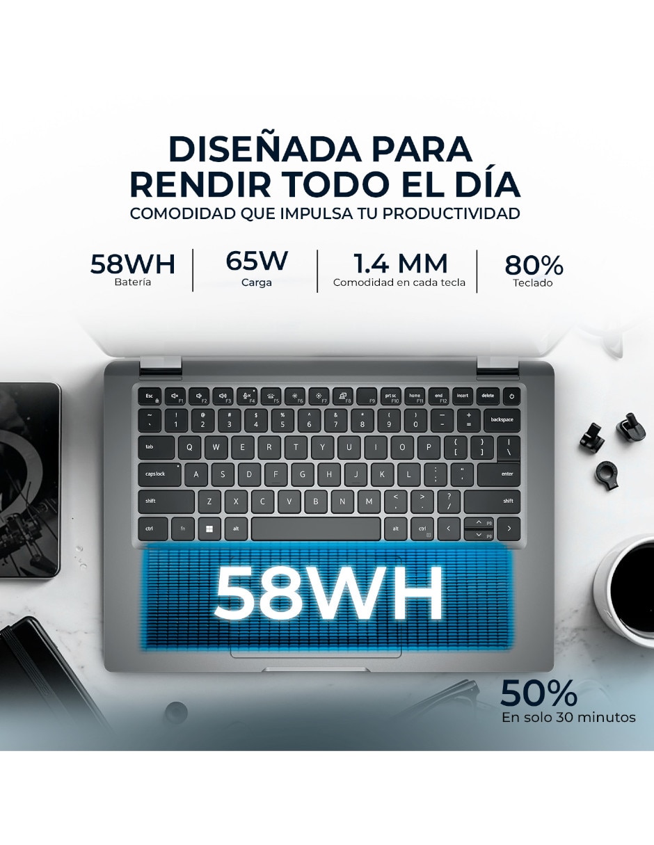 Laptop 2 en 1 touch Latitude 5330 13.3 pulgadas Full HD Intel Core i7 Integradas 32 GB RAM 512 GB SSD Reacondicionado 7