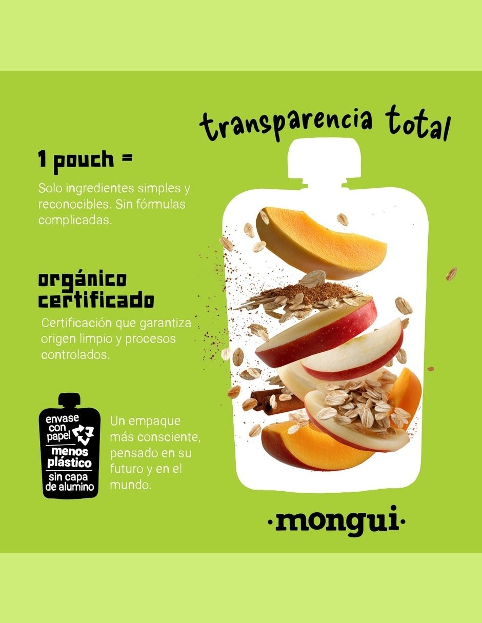 Papilla Mongui Foods libre de Bpa 1600 G