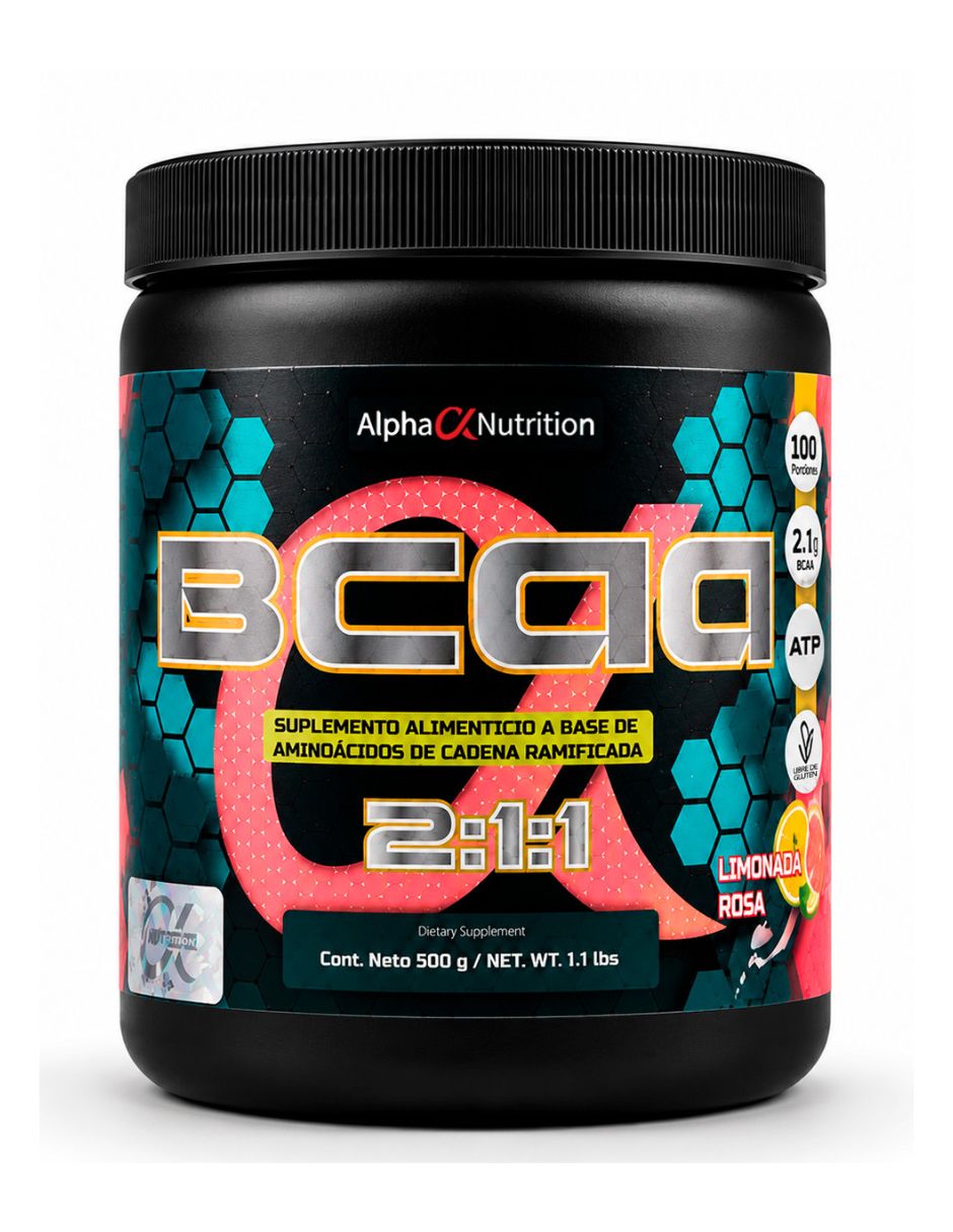 BCCA 2:1:1 con aminoácidos sabor limonada rosa de 500 g BCCA 2:1:1 con aminoácidos sabor limonada rosa de 500 g