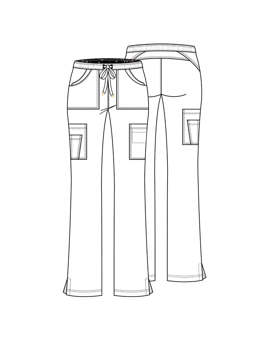 Pijama quirúrgica estilo regular para mujer 4