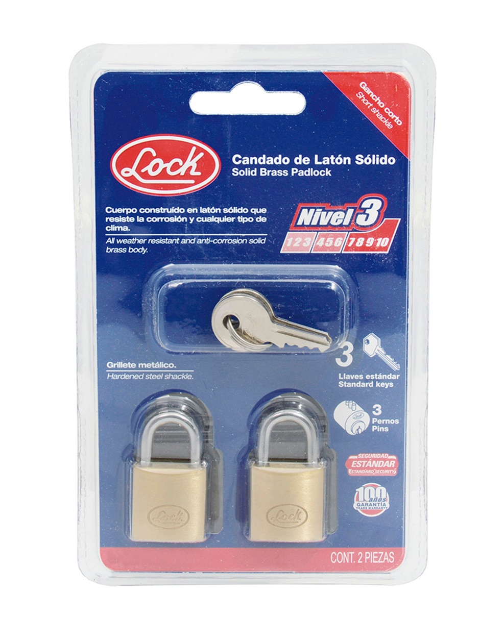 Candado común de llave Candado común de llave