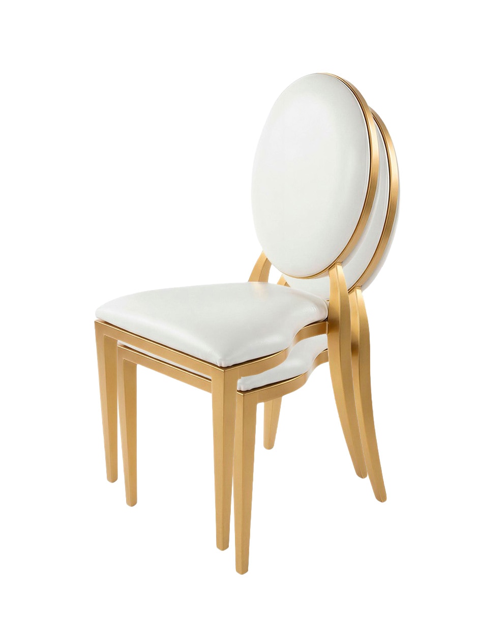 Silla plegable 2 piezas de vinipiel 2