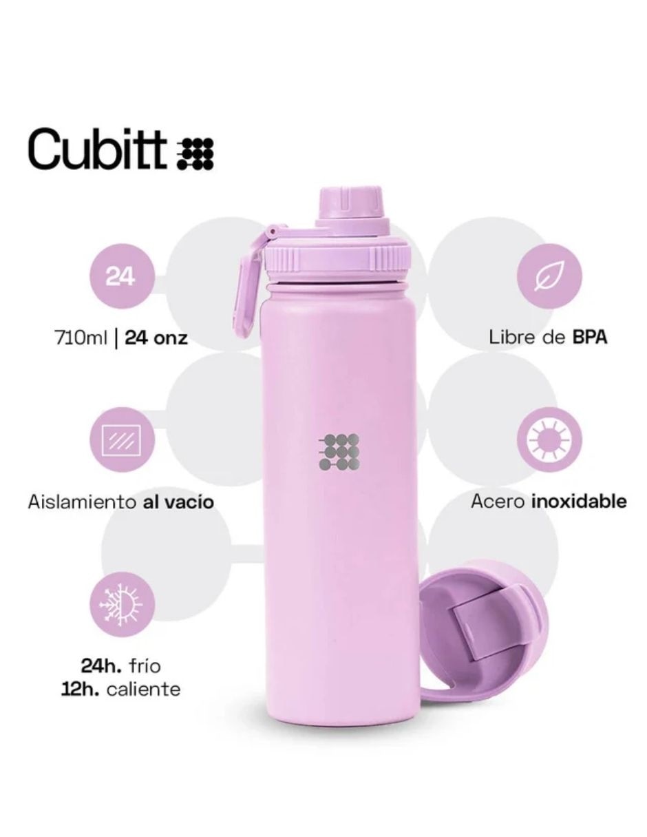 Termo de acero inoxidable con tapa rosca 5