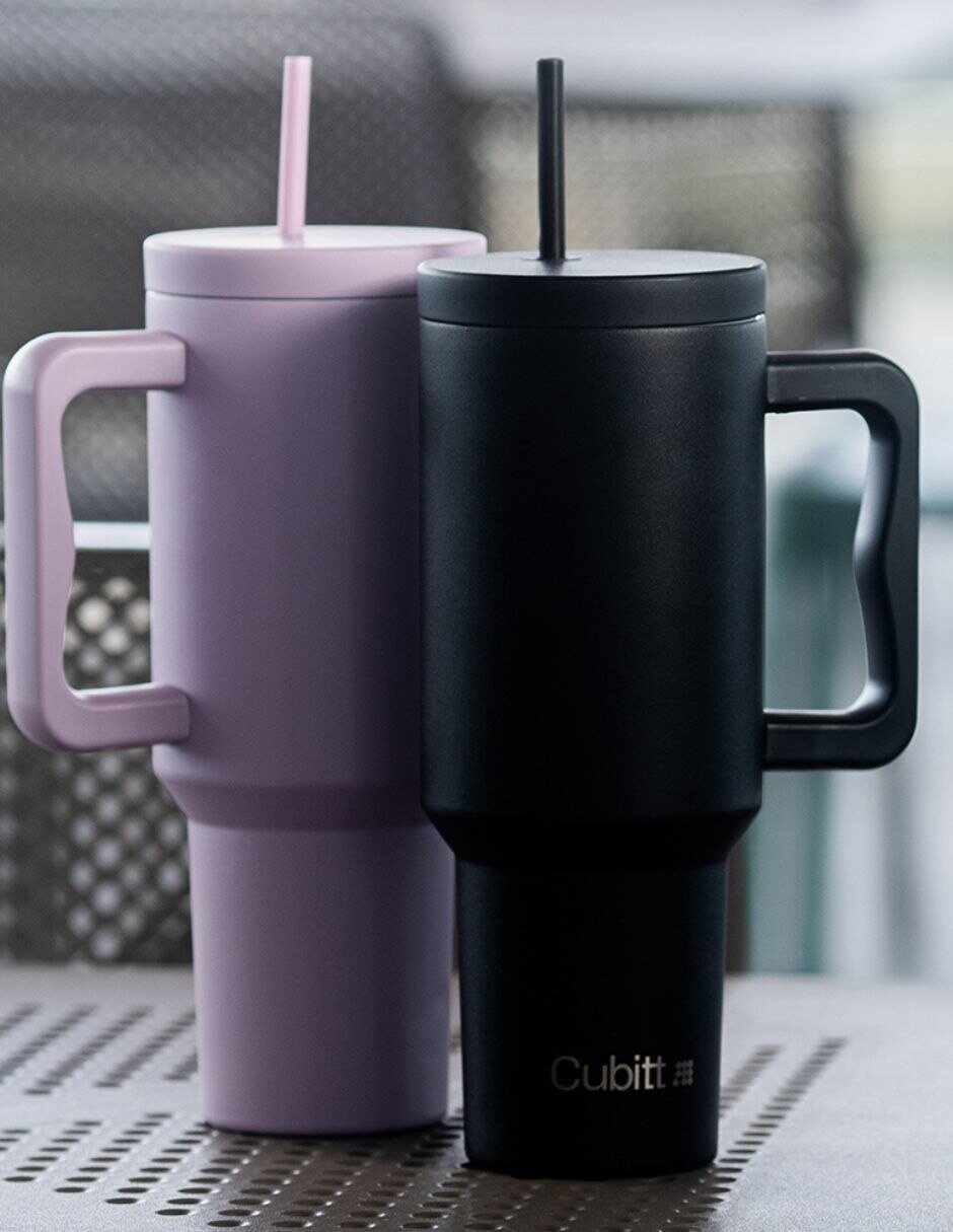 Vaso térmico Cubit de acero inoxidable con tapa rosca
