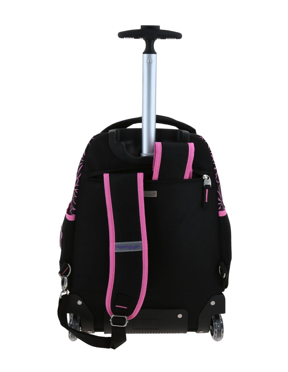 Mochila con ruedas escolar Happy Girl para niña 8