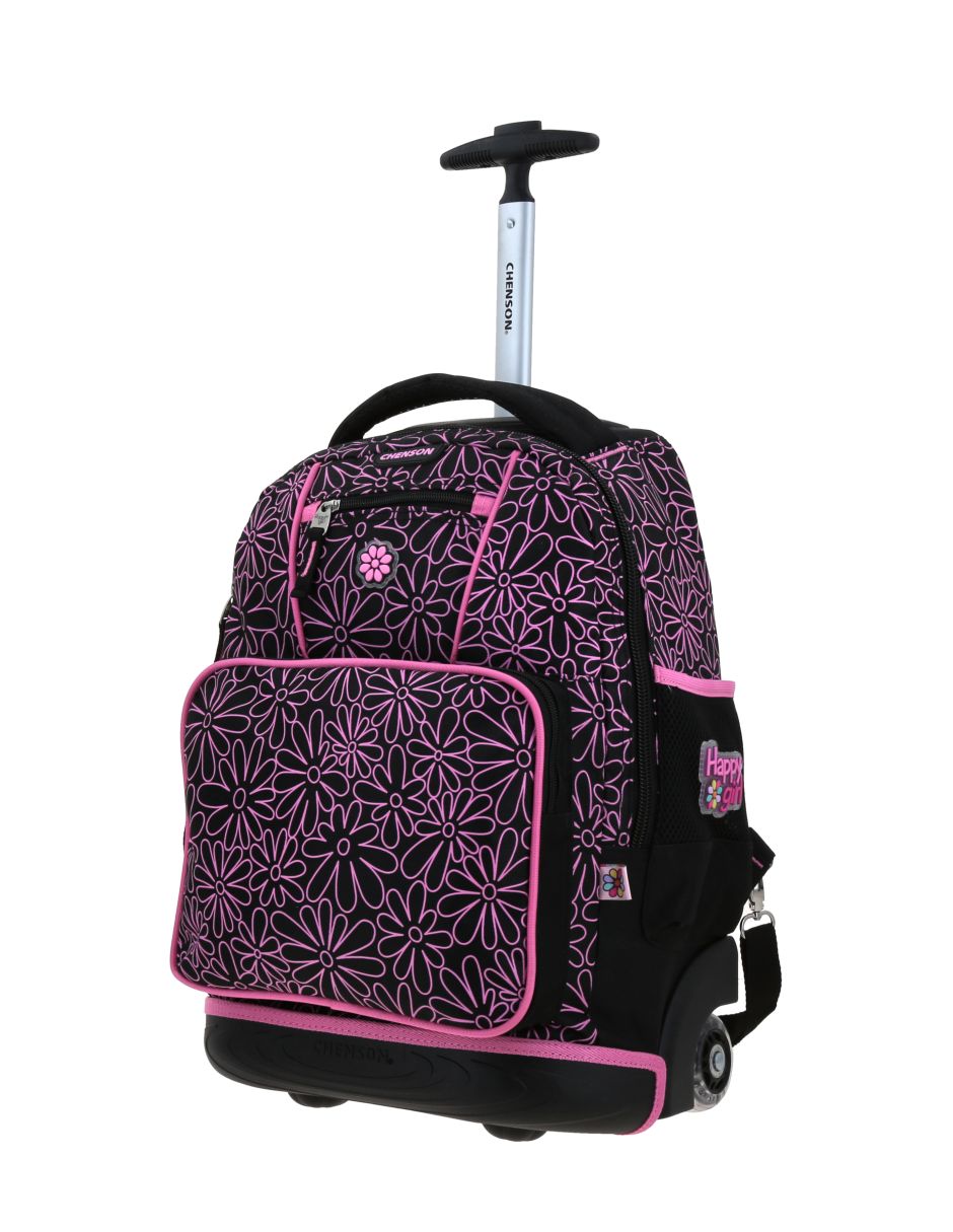 Mochila con ruedas escolar Happy Girl para niña