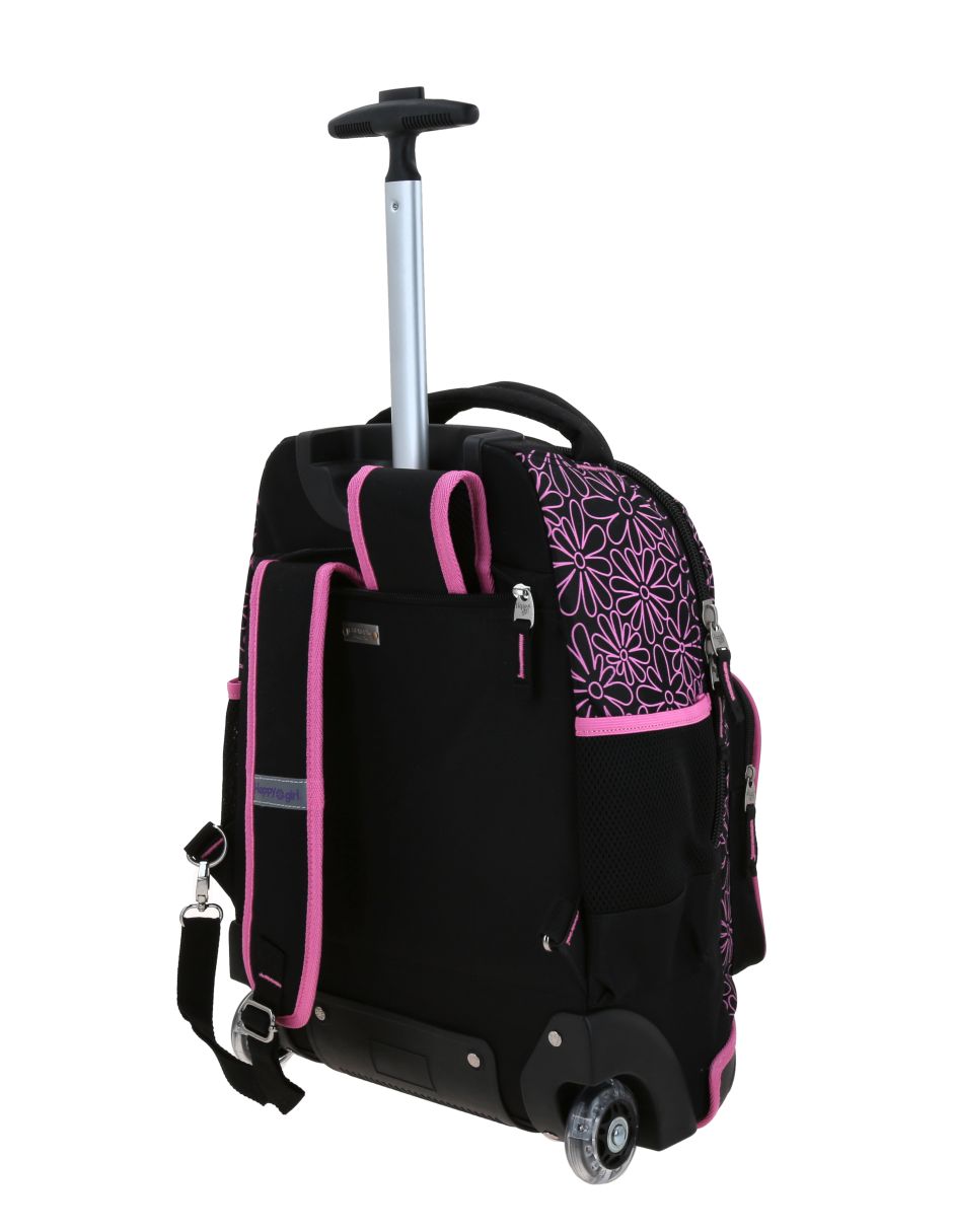 Mochila con ruedas escolar Happy Girl para niña 9
