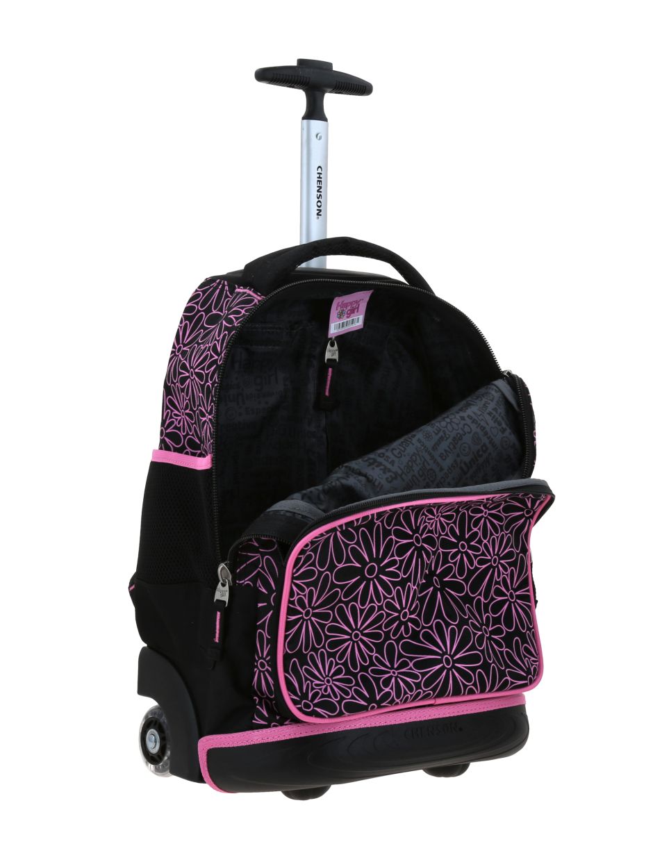 Mochila con ruedas escolar Happy Girl para niña