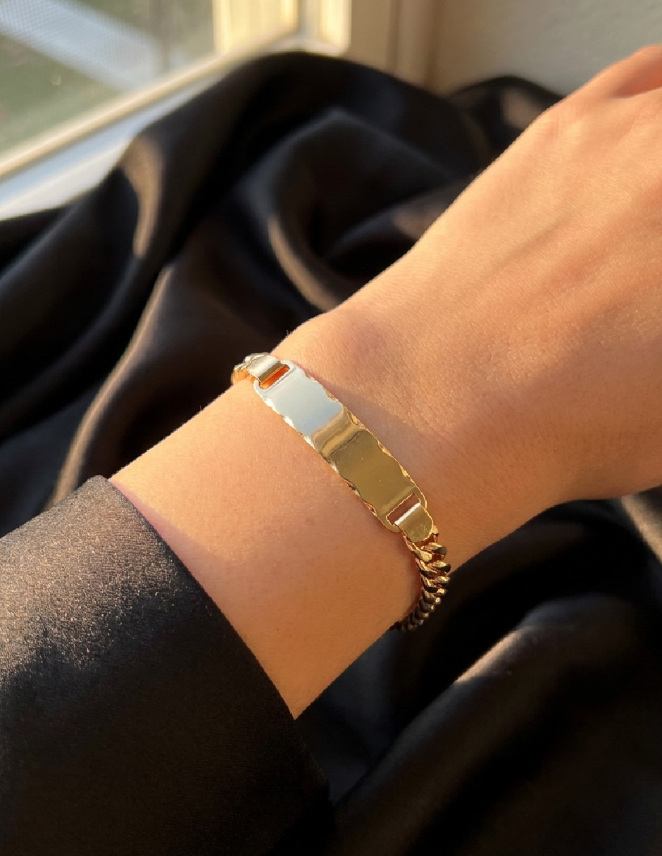 Esclava generíca de oro laminado 18 k 3