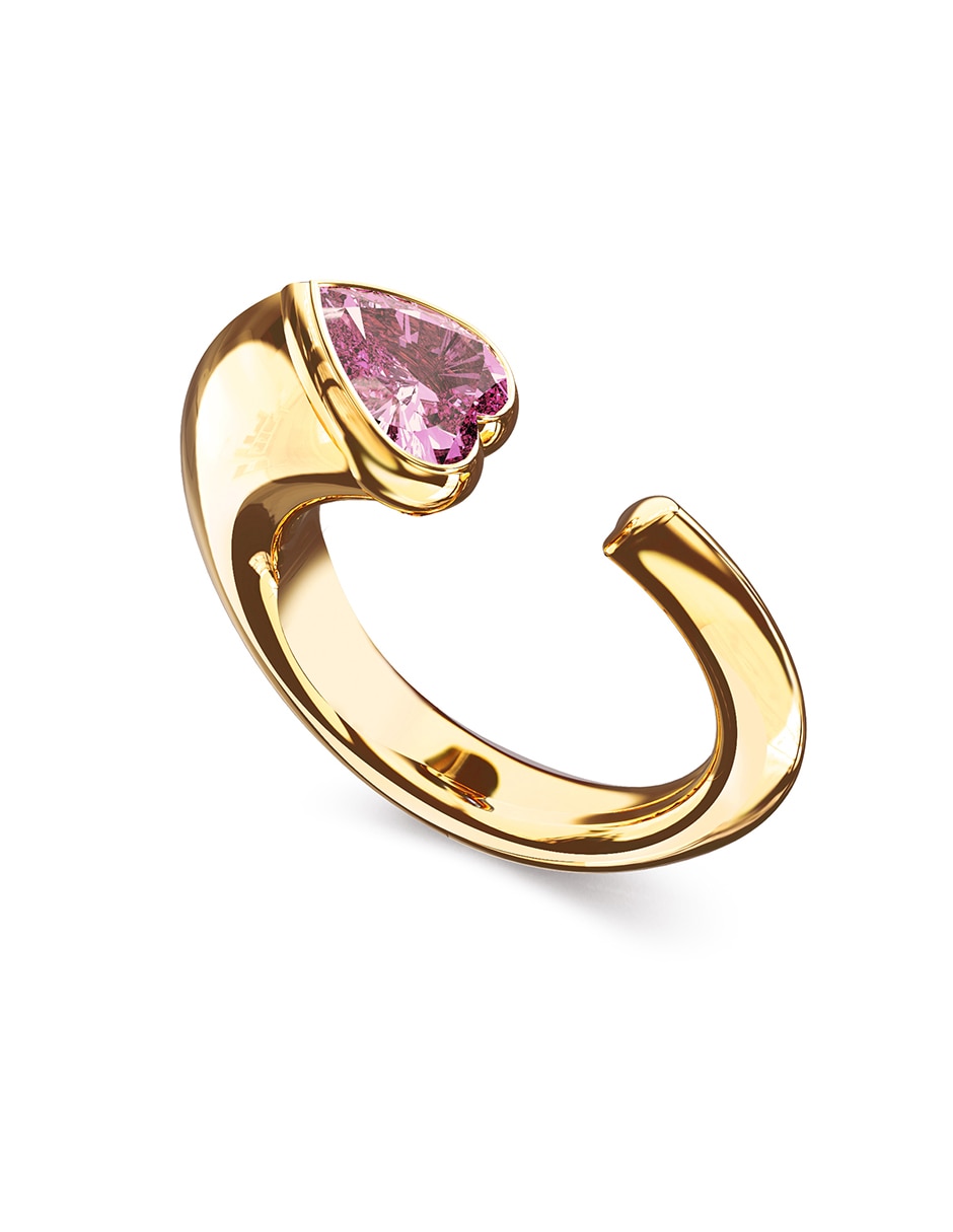 Anillo de corazón Crystal Love circonita brillante