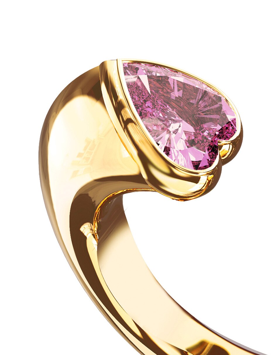 Anillo de corazón Crystal Love circonita brillante 2