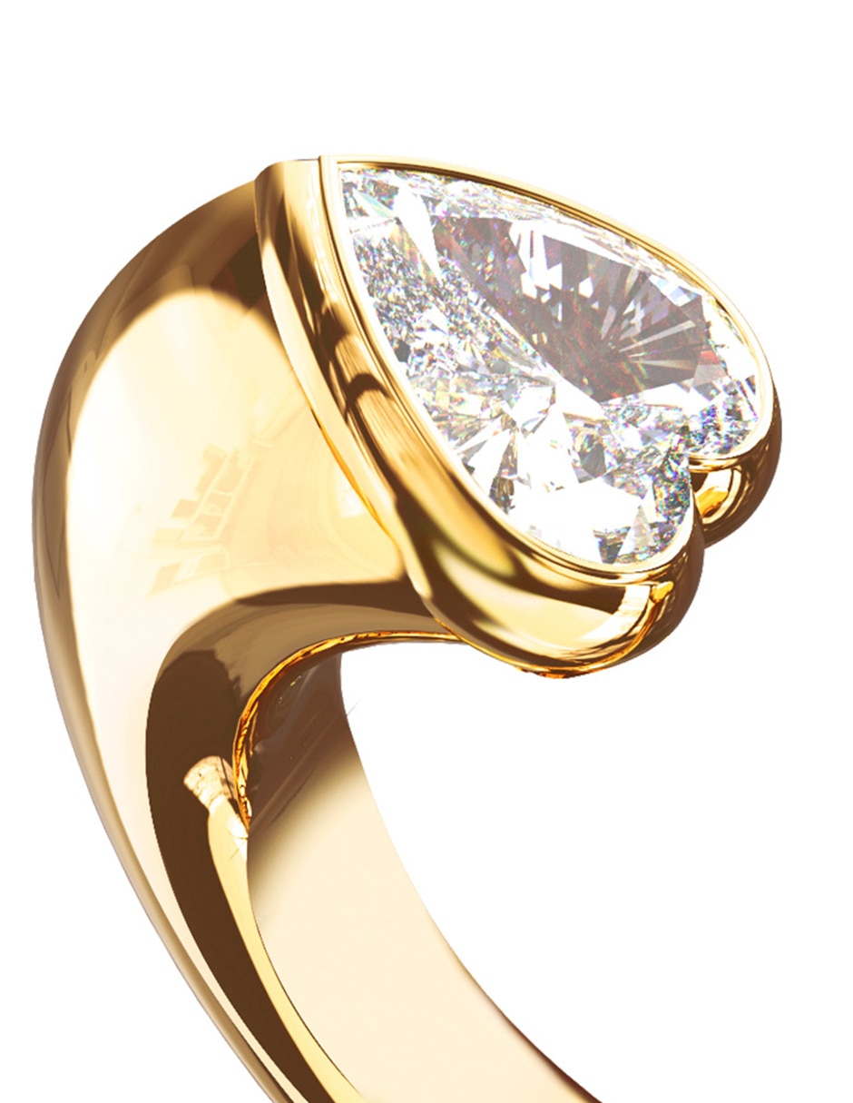 Anillo de corazón Crystal Love circonita brillante 3