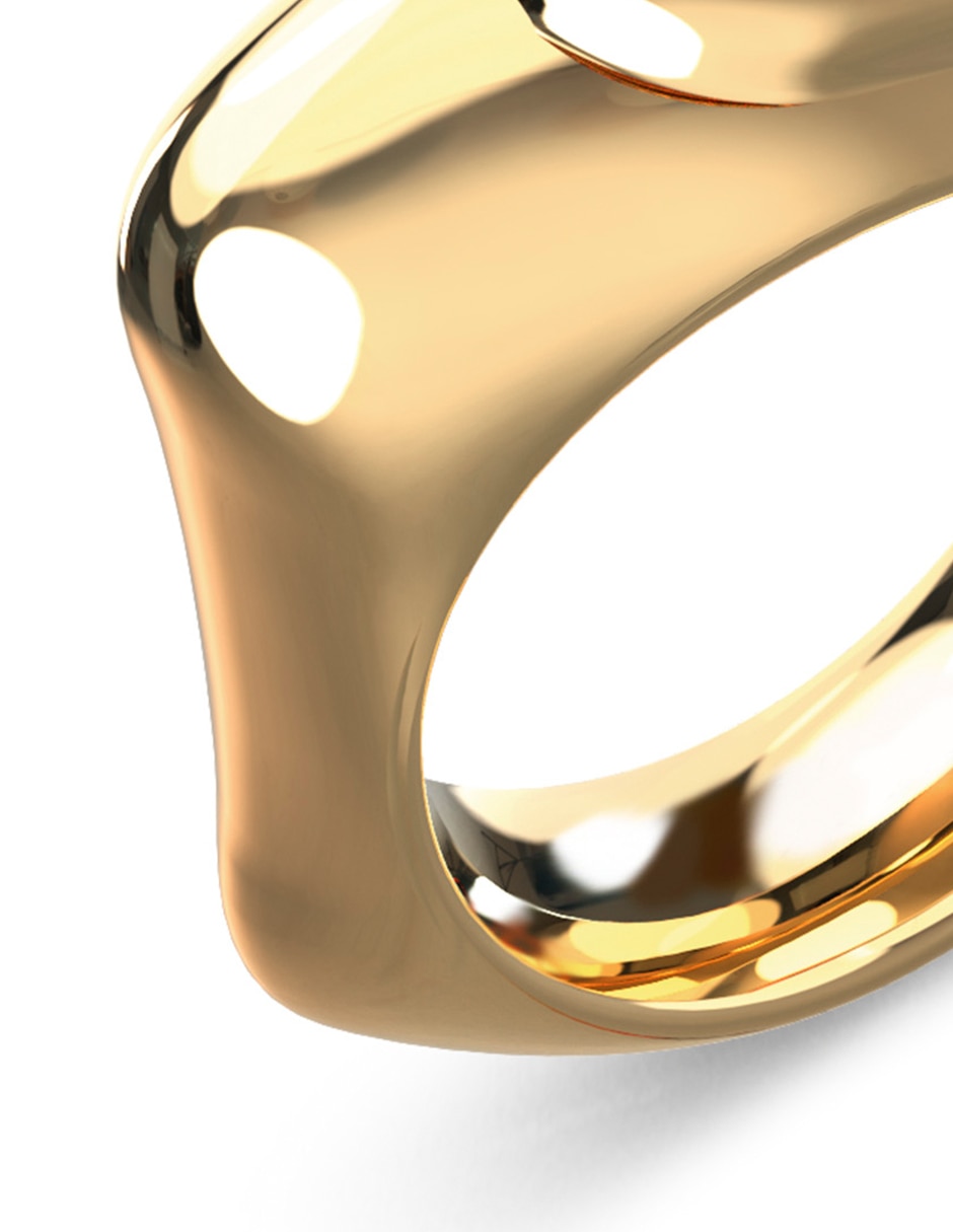 Anillo redondo Divine circonita brillante 3