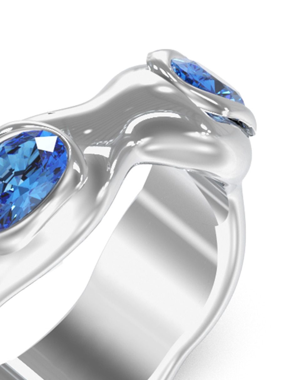 Anillo redondo Divine circonita brillante 2